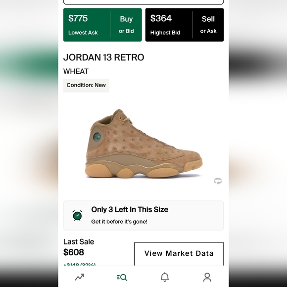 Jordan 13 Wheat Authentic Collectible - Picture 9 of 9
